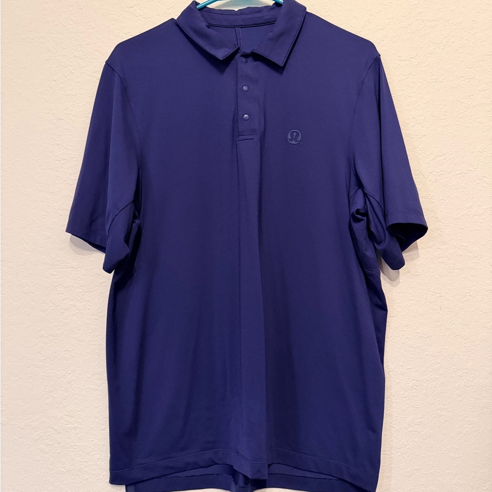 lululemon athletica Men's Polo Shirt - Blue Navy